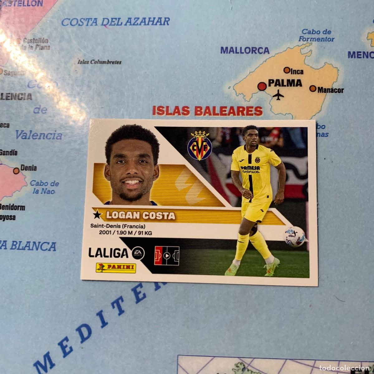 Cromos de f&uacute;tbol: Logan Costa n&uacute;mero 6B del Villarreal cromo liga este 26-27 2026-2027