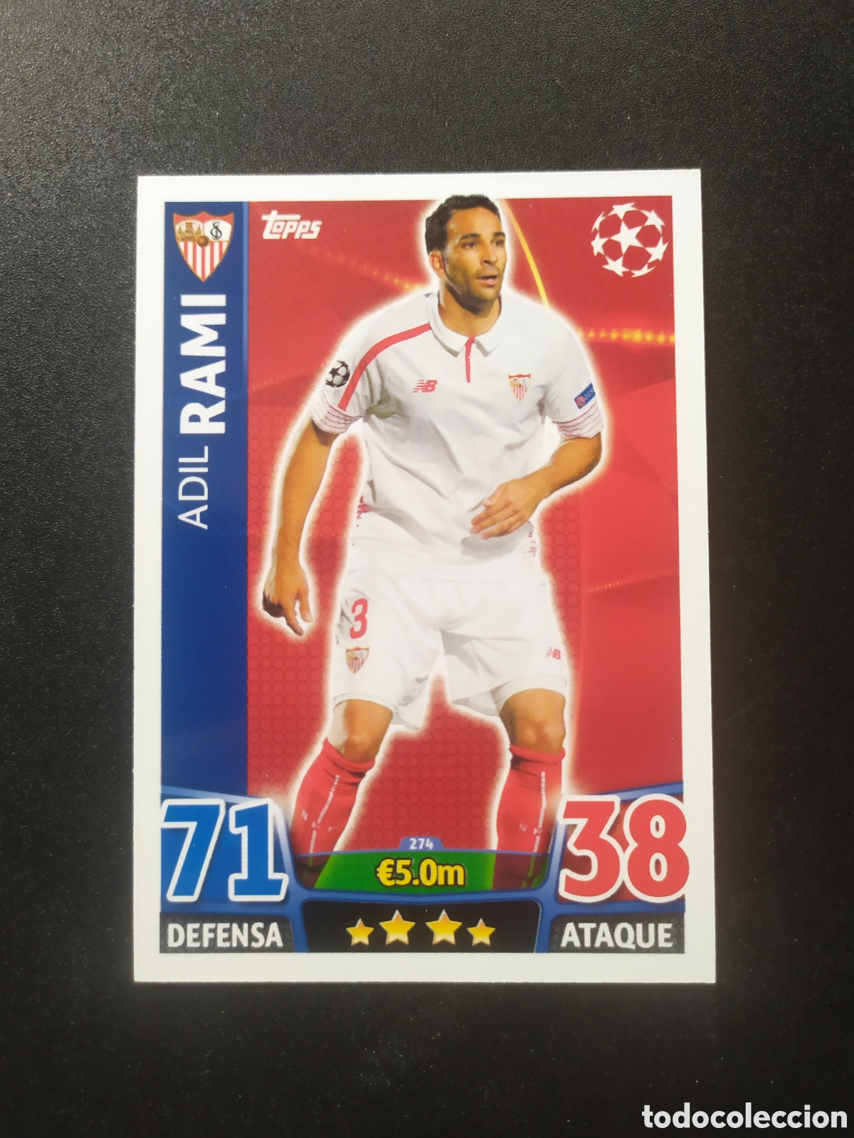 Cromos de f&uacute;tbol: UEFA Champions match attax topps 2015 2016 15 16 Rami n&deg; 274 Sevilla