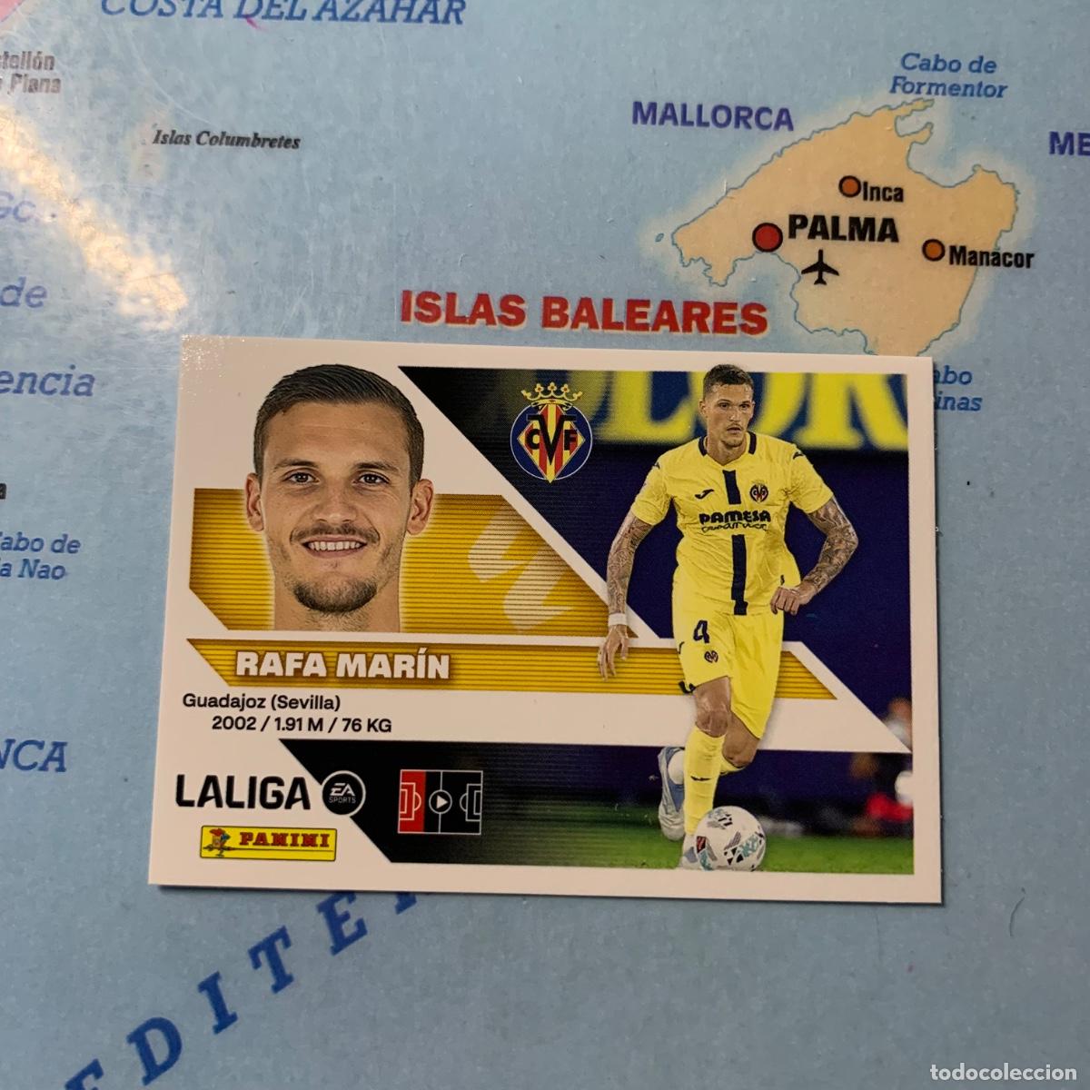 Cromos de f&uacute;tbol: Rafa Mar&iacute;n n&uacute;mero 8B del Villarreal cromo liga este 26-27 2026-2027