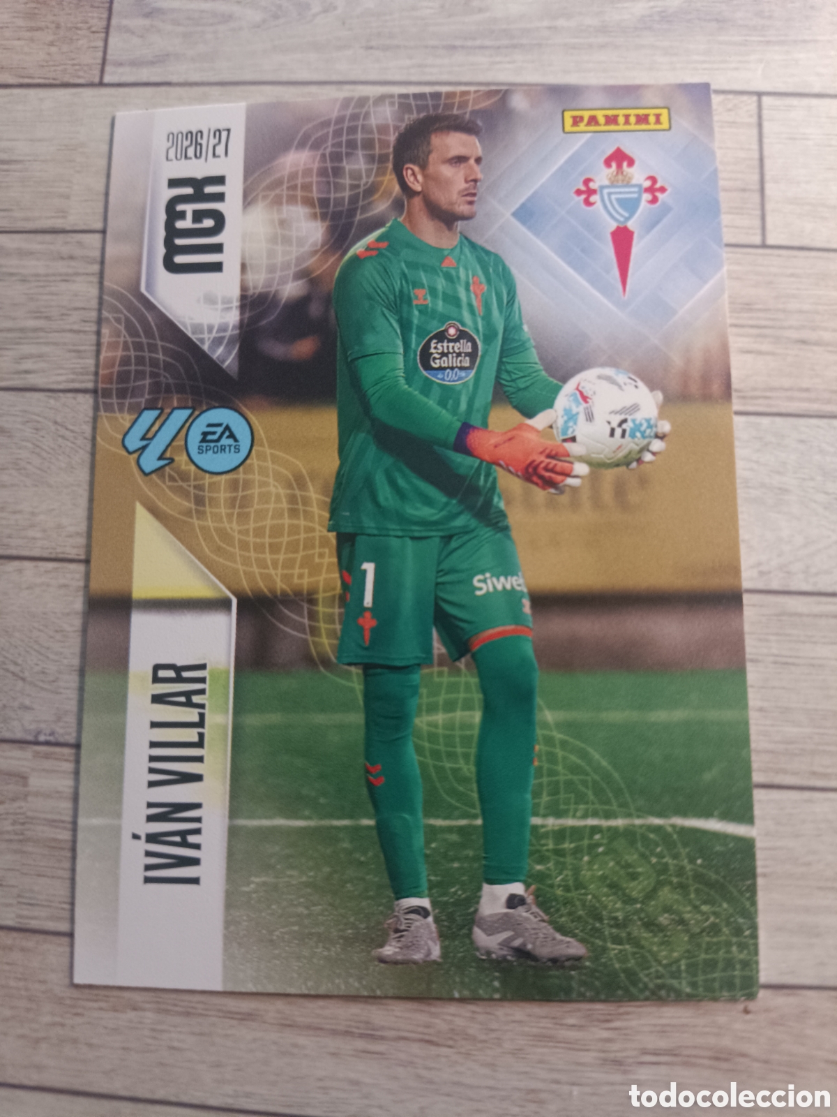 Cromos de f&uacute;tbol: 111 IVAN VILLAR REAL CLUB CELTA MEGACRACKS MGK 26 27 PANINI 2026 2027