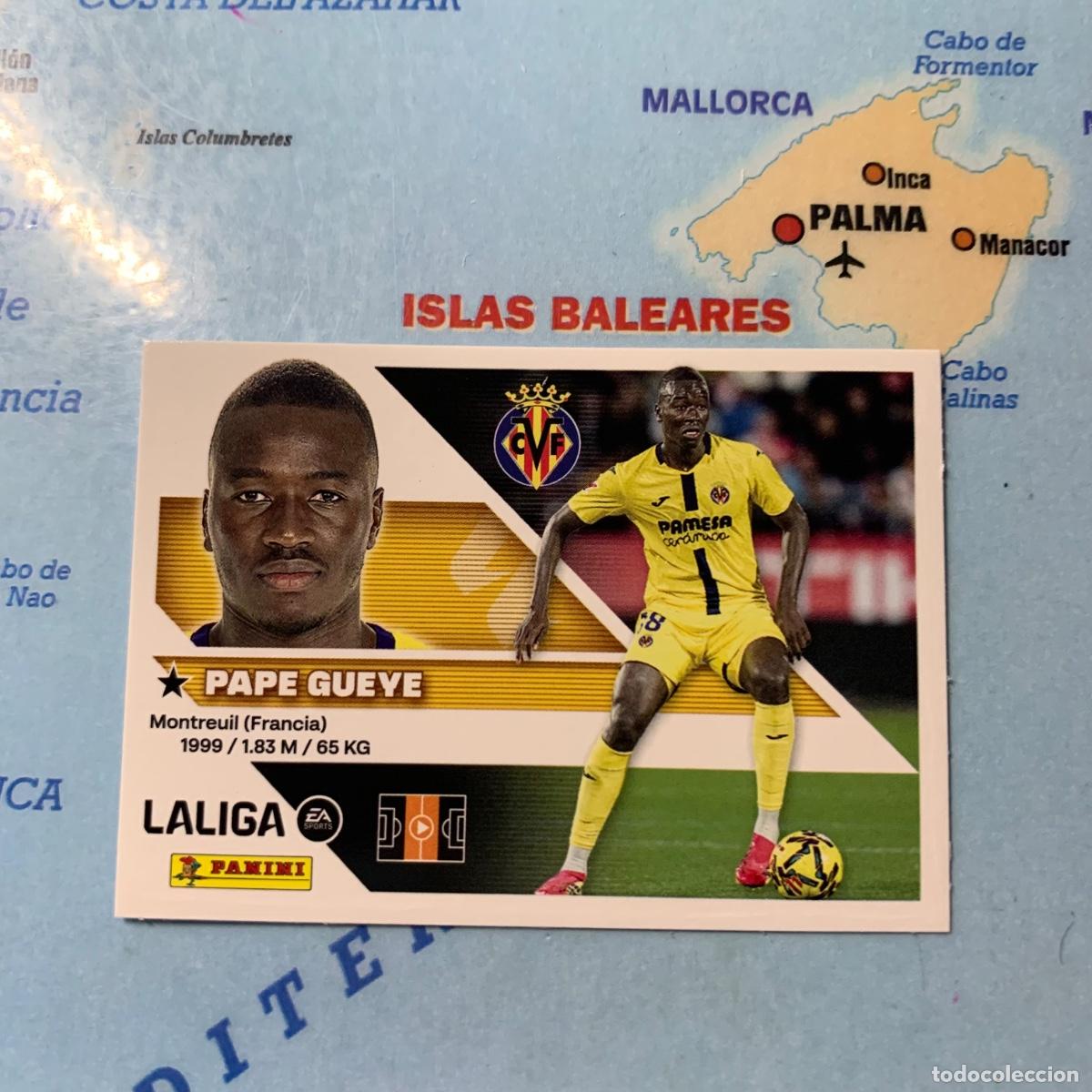 Cromos de f&uacute;tbol: Pape Gueye n&uacute;mero 11 del Villarreal cromo liga este 26-27 2026-2027