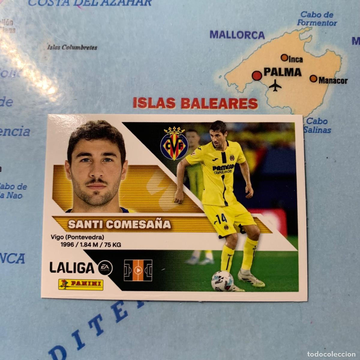 Cromos de f&uacute;tbol: Santi Comesa&ntilde;a n&uacute;mero 12 del Villarreal cromo liga este 26-27 2026-2027