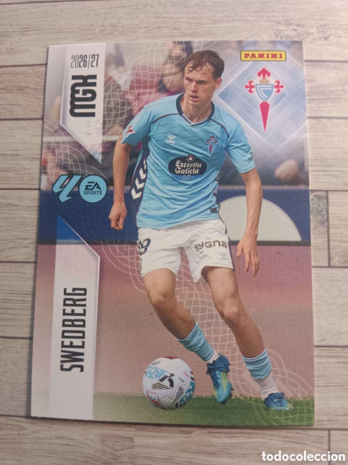 Cromos de f&uacute;tbol: 122 SWEDBERG REAL CLUB CELTA MEGACRACKS MGK 26 27 PANINI 2026 2027