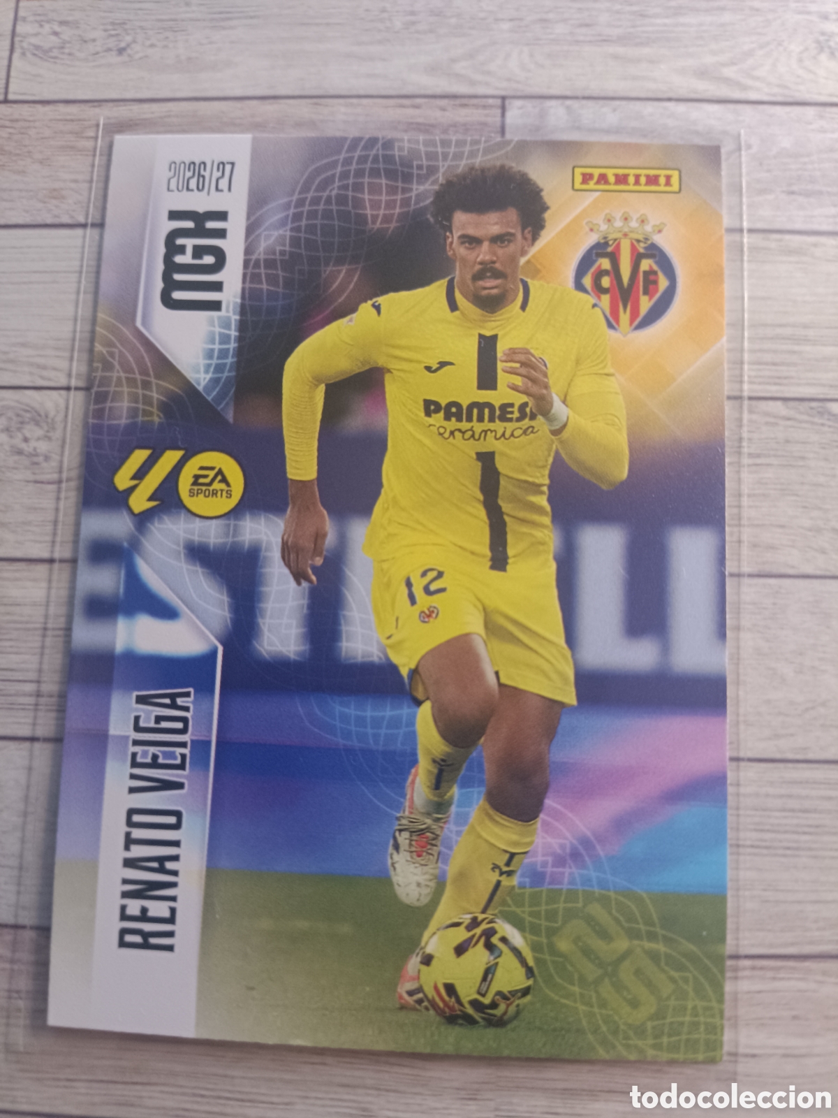 Cromos de f&uacute;tbol: 368 RENATO VEIGA VILLARREAL MEGACRACKS MGK 26 27 PANINI 2026 2027
