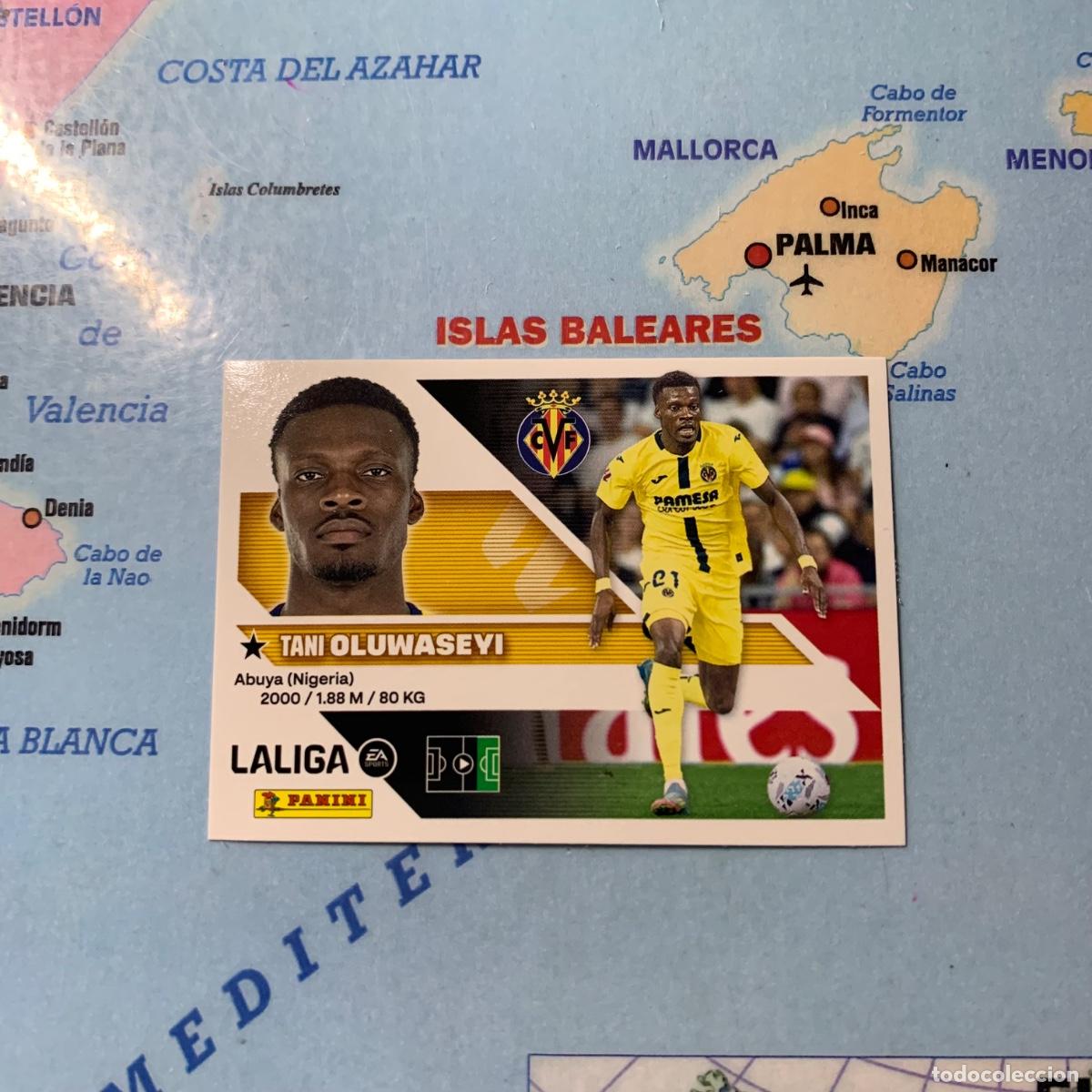Cromos de f&uacute;tbol: Oluwaseyi n&uacute;mero 16 del Villarreal cromo liga este 26-27 2026-2027
