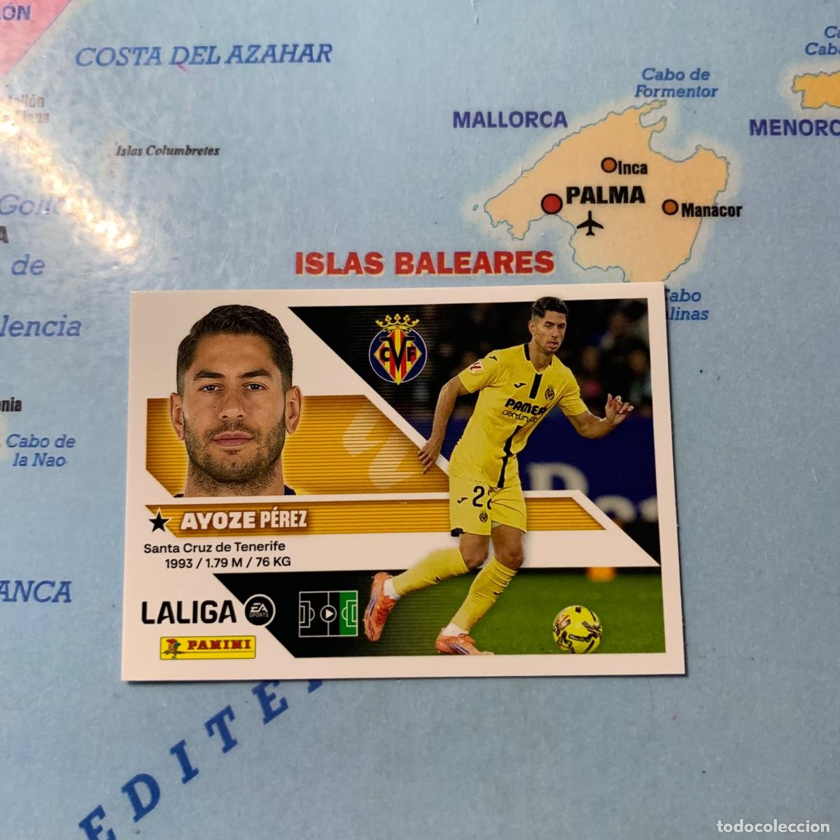 Cromos de f&uacute;tbol: Ayoze n&uacute;mero 17 del Villarreal cromo liga este 26-27 2026-2027