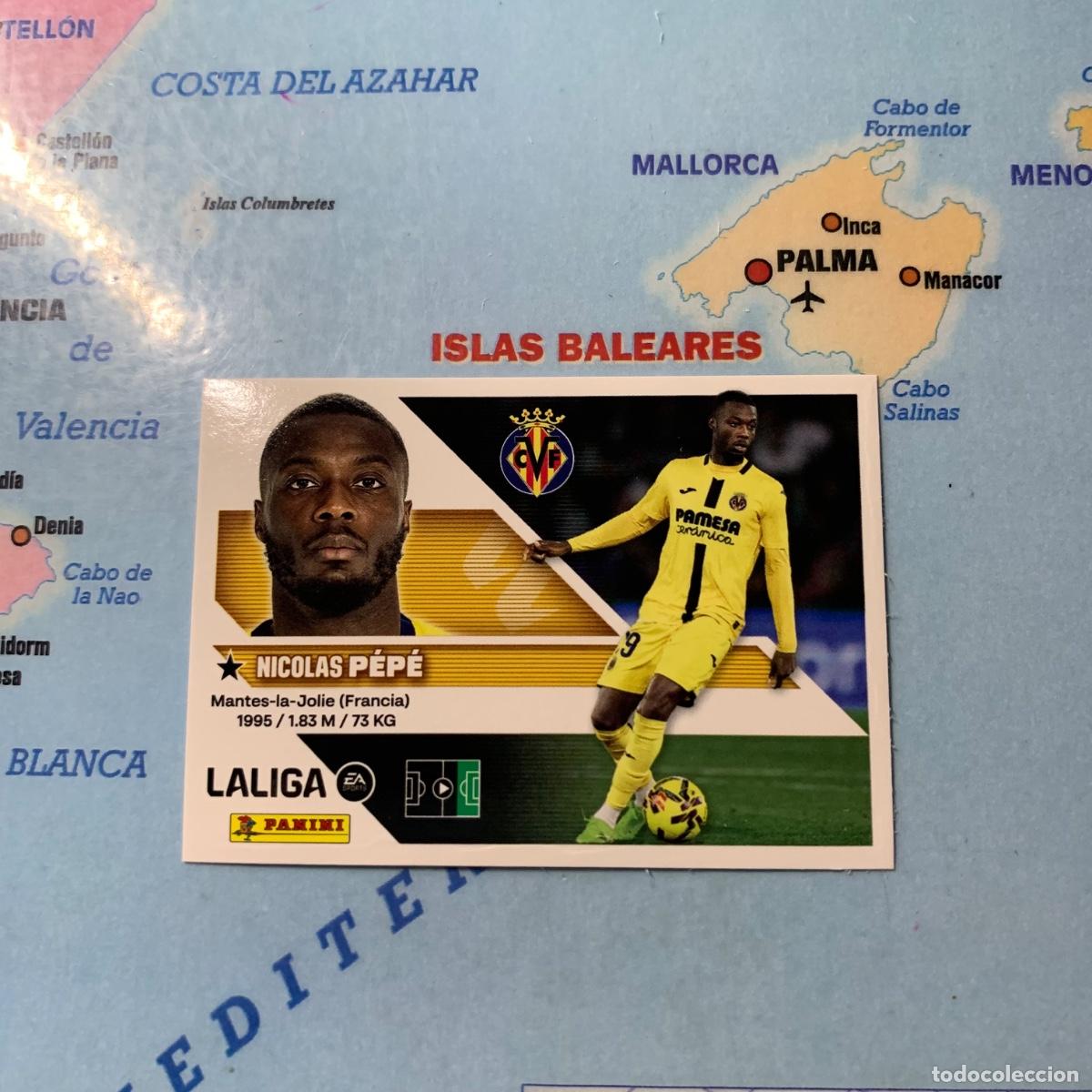Cromos de f&uacute;tbol: Pepe n&uacute;mero 18 del Villarreal cromo liga este 26-27 2026-2027