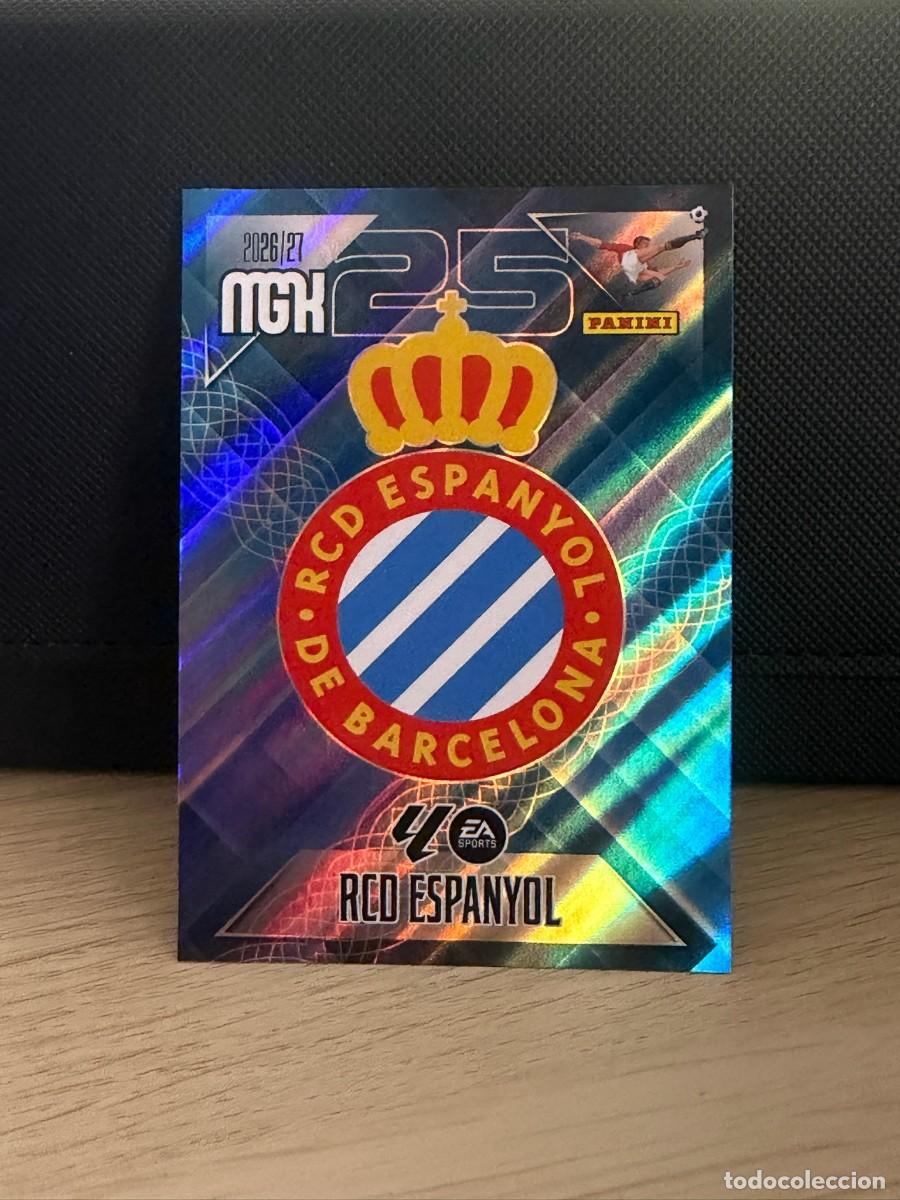 Cromos de f&uacute;tbol: 163 MegaCracks 2026 2027 Escudo Espanyol