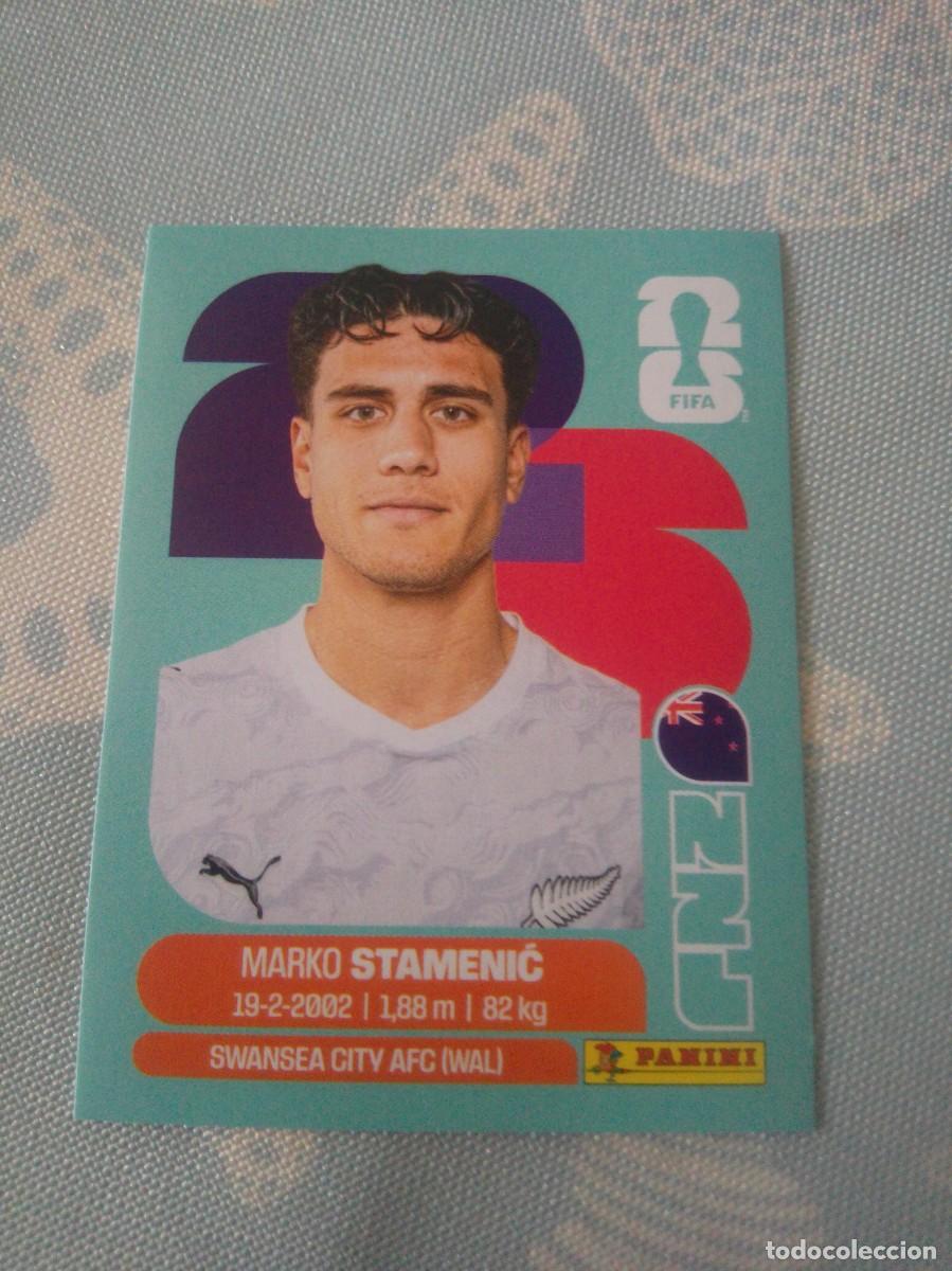 Cromos de f&uacute;tbol: NZL 15 STAMENIC NUEVA ZELANDA MUNDIAL FIFA WORLD CUP 2026 26 PANINI STICKERS NUEVO