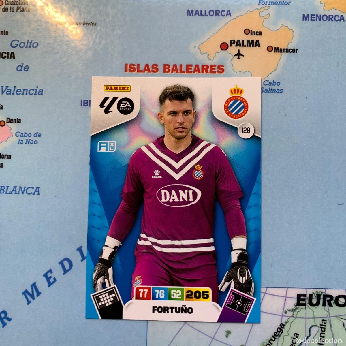 Cromos de f&uacute;tbol: Fortu&ntilde;o n&uacute;mero 129 del Espa&ntilde;ol cromo adrenalyn XL 25-26 2025-2026
