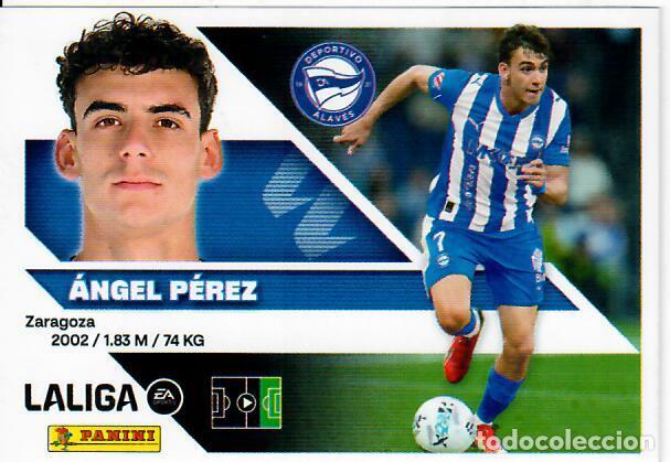 Cromos de f&uacute;tbol: CROMO PANINI LIGA 26 27 - N&ordm; 17 - &Aacute;NGEL P&Eacute;REZ - ALAV&Eacute;S