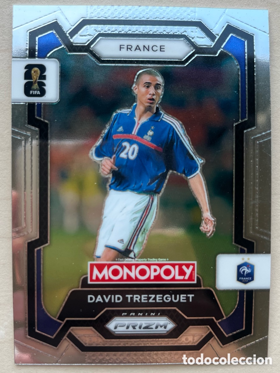 Cromos de f&uacute;tbol: Trezeguet Prizm Monopoly Mundial 2026 - Francia