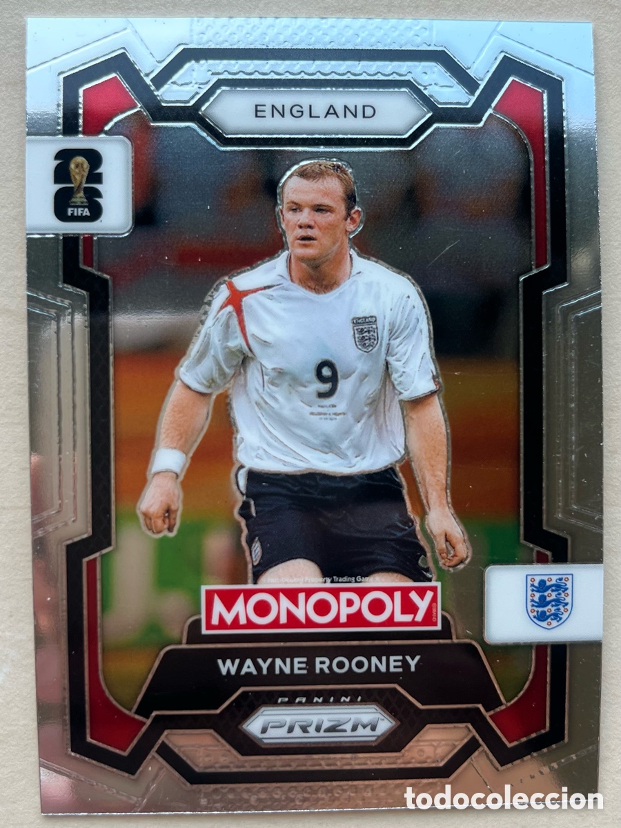 Cromos de f&uacute;tbol: Rooney Prizm Monopoly Mundial 2026 - Inglaterra