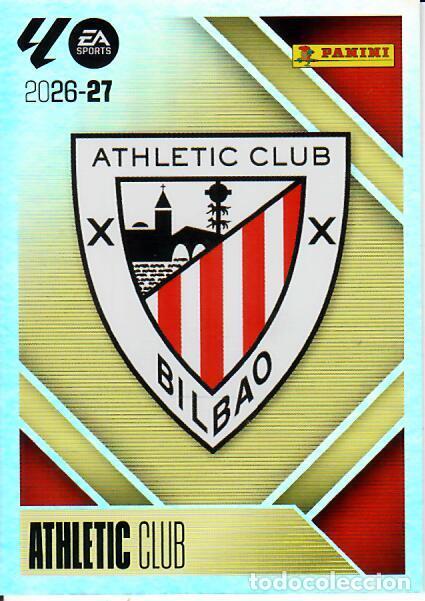Cromos de f&uacute;tbol: CROMO PANINI LIGA 26 27 - N&ordm; 1 - ESCUDO - ATHLETIC DE BILBAO