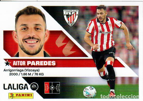 Cromos de f&uacute;tbol: CROMO PANINI LIGA 26 27 - N&ordm; 6 A - PAREDES - ATHLETIC DE BILBAO