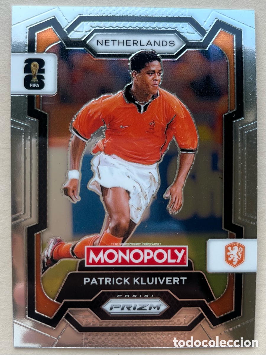 Cromos de f&uacute;tbol: Kluivert Prizm Monopoly Mundial 2026 - Holanda