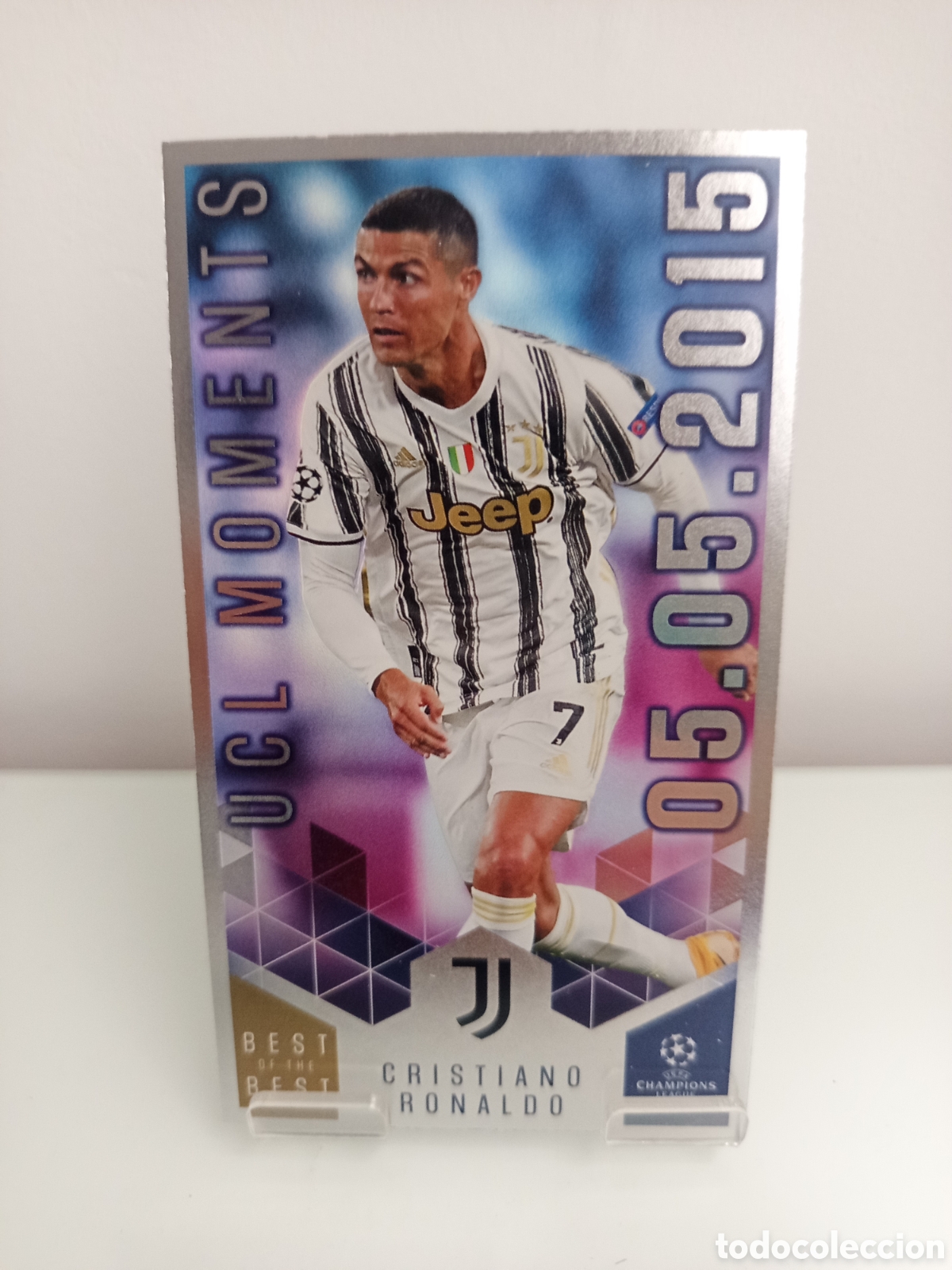 Cromos de f&uacute;tbol: ❇️ CROMO ⚽ CRISTIANO RONALDO 159 UCL MOMENTS BEST OF THE BEST UCL 2020 2021 20 21 TOPPS JUVENTUS ❇️
