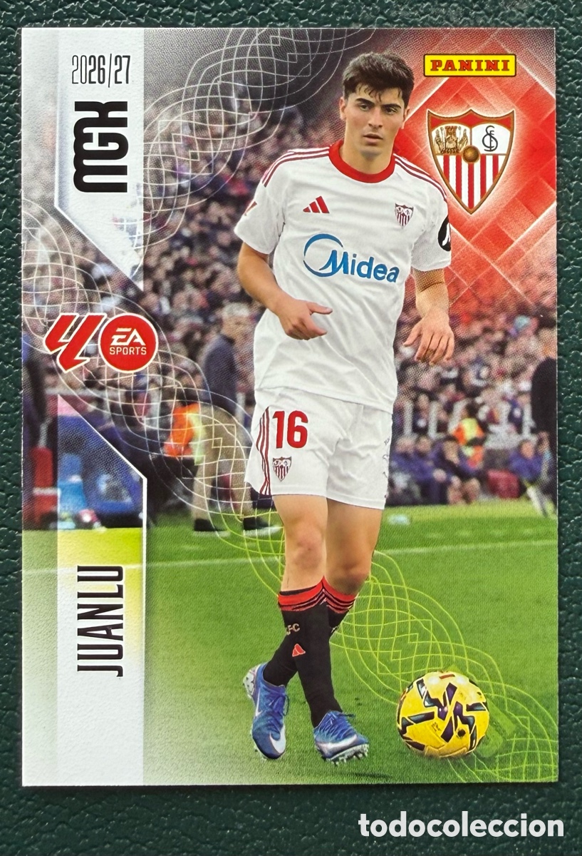 Cromos de Futebol: 329 JUANLU SEVILLA FC FICHAS ALBUM MEGACRACKS 2026 2027 MGK 26 27