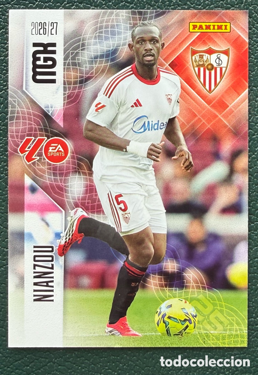 Cromos de Futebol: 331 NIANZOU SEVILLA FC FICHAS ALBUM MEGACRACKS 2026 2027 MGK 26 27