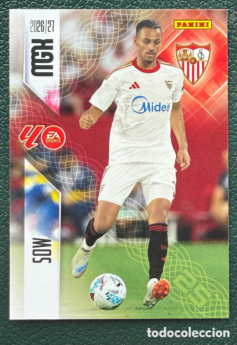 Cromos de Futebol: 336 SOW SEVILLA FC FICHAS ALBUM MEGACRACKS 2026 2027 MGK 26 27