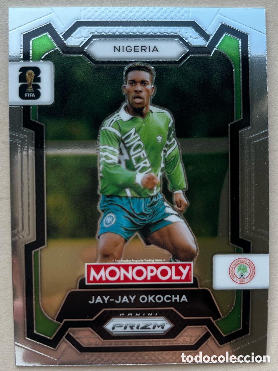 Cromos de f&uacute;tbol: Okocha Prizm Monopoly Mundial 2026 - Nigeria
