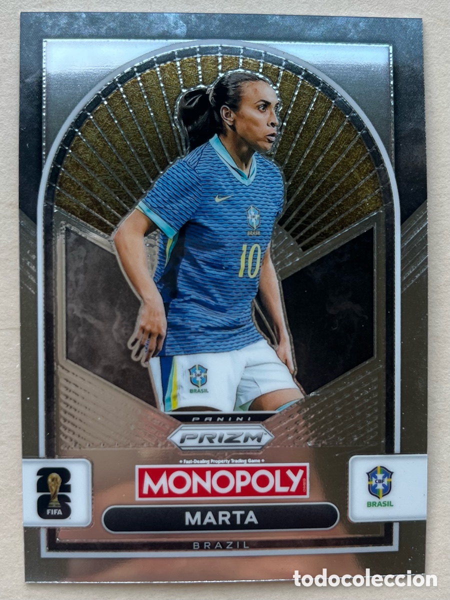 Cromos de f&uacute;tbol: Marta Prizm Monopoly Mundial 2026 - Brasil