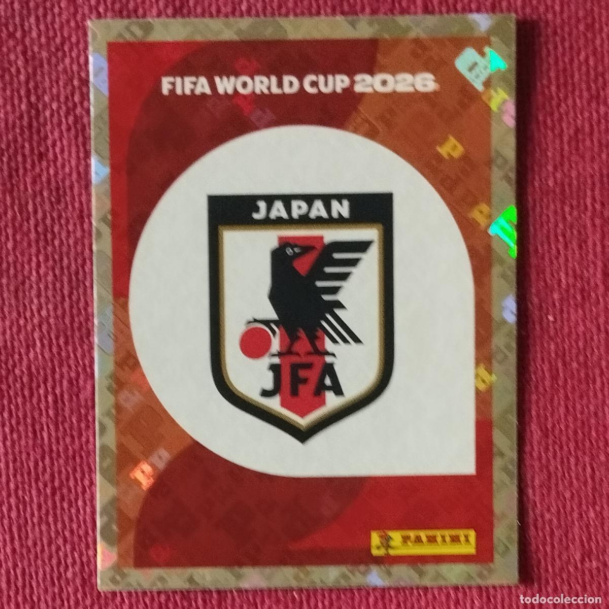 Cromos de f&uacute;tbol: ESCUDO DE JAPON - JPN 1 - MUNDIAL DE FUTBOL - FIFA WORLD CUP 2026