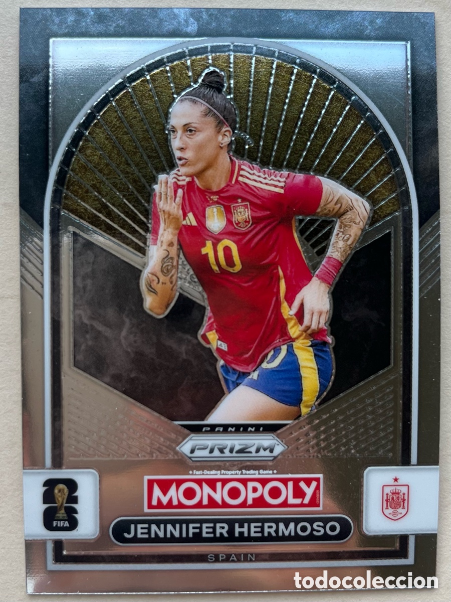 Cromos de f&uacute;tbol: Jennifer Hermoso Prizm Monopoly Mundial 2026 - Espa&ntilde;a