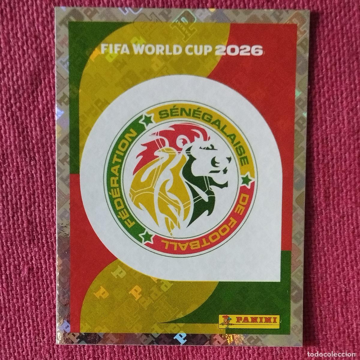 Cromos de f&uacute;tbol: ESCUDO DE SENEGAL - SEN 1 - MUNDIAL DE FUTBOL - FIFA WORLD CUP 2026
