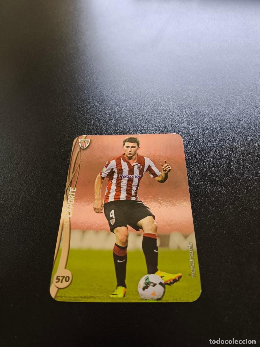 Cromos de f&uacute;tbol: 570 LAPORTE ATHLETIC DE BILBAO BRILLO LISO PLATA MUNDICROMO LIGA 2014 2015 14 15 NO PANINI ESTE