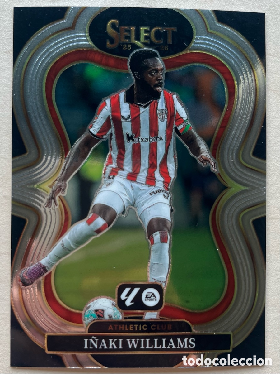 Cromos de f&uacute;tbol: I&ntilde;aki Williams Select La Liga 2025-26 - Athletic Club