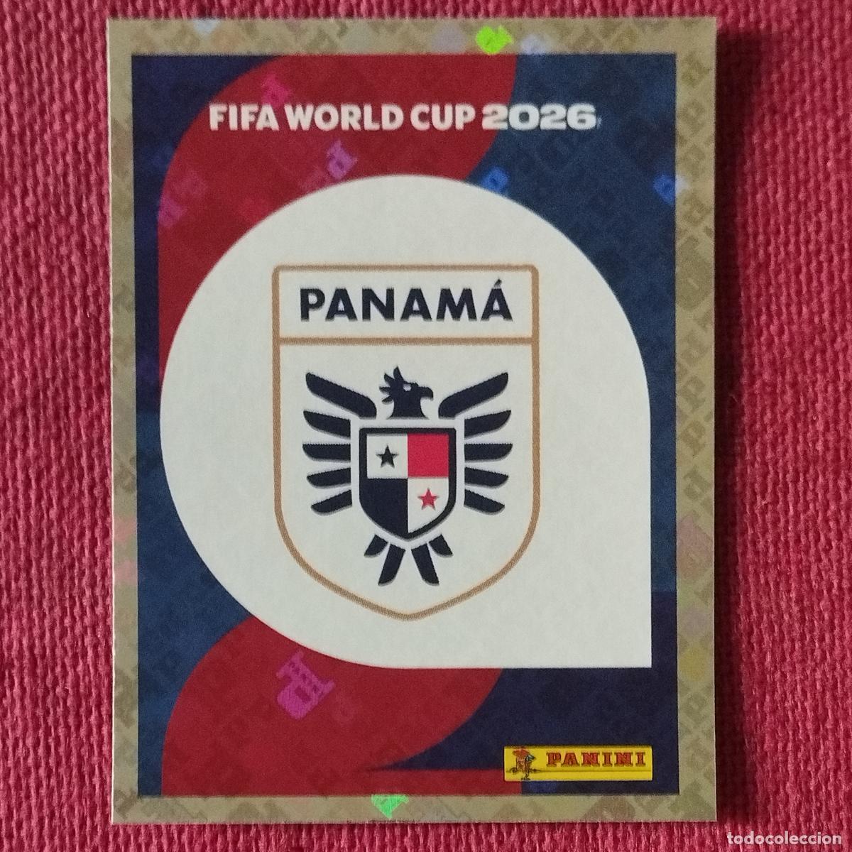 Cromos de f&uacute;tbol: ESCUDO DE PANAMA - PAN 1 - MUNDIAL DE FUTBOL - FIFA WORLD CUP 2026