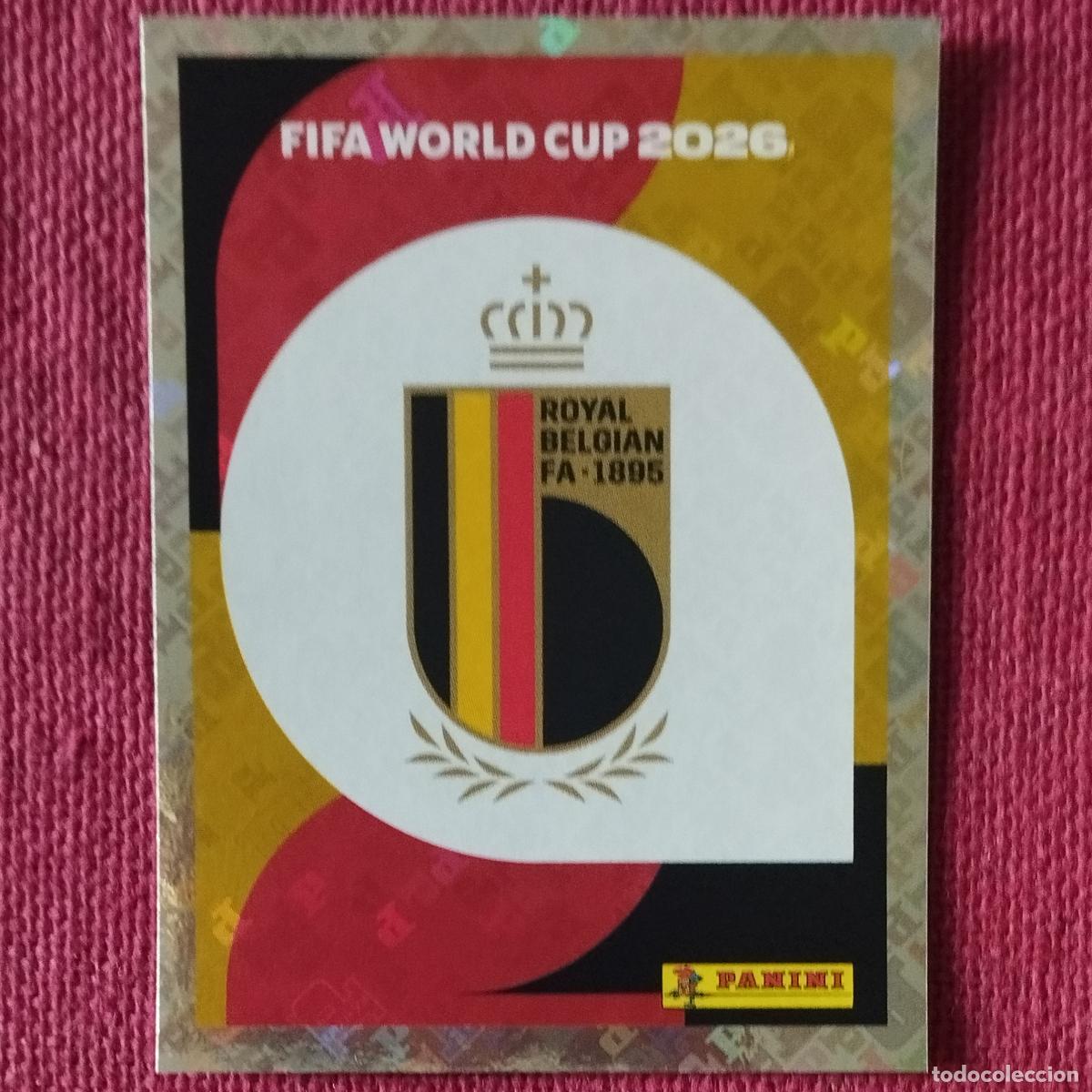 Cromos de f&uacute;tbol: ESCUDO DE BELGICA - BEL 1 - MUNDIAL DE FUTBOL - FIFA WORLD CUP 2026