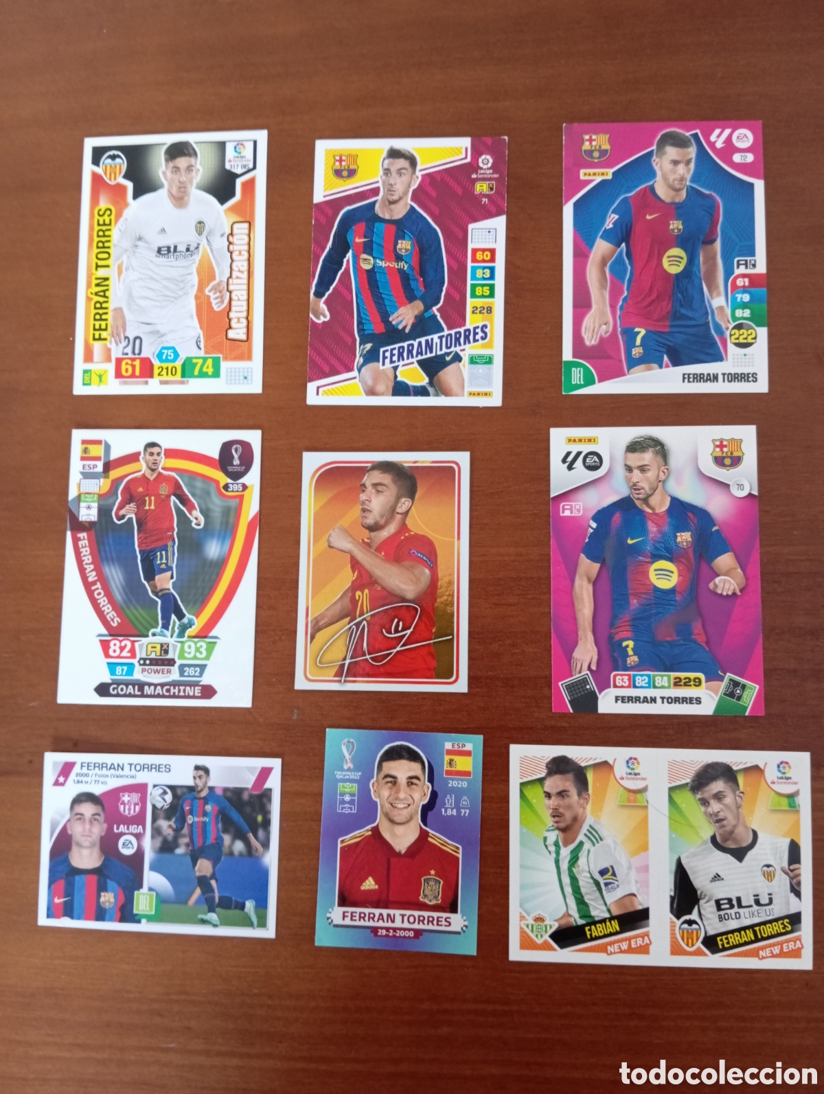 Cromos de f&uacute;tbol: cromos de ferran torres