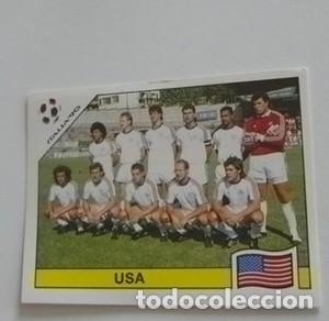 Cromos de f&uacute;tbol: CROMO ITALIA 90 PANINI 98 - EQUIPO EEUU ESTADOS UNIDOS DE AM&Eacute;RICA EE.UU. F&Uacute;TBOL MUNDIAL 1990 DEPORTE