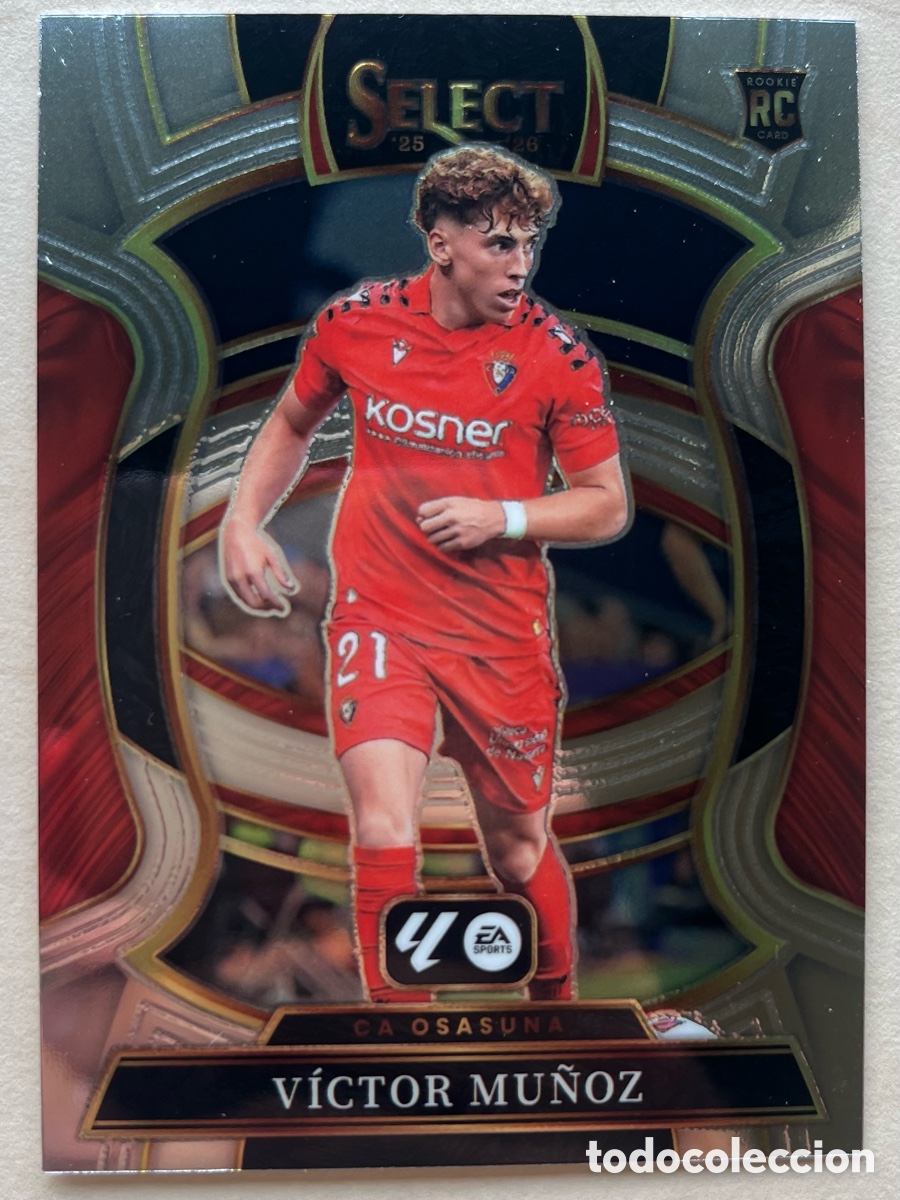 Cromos de f&uacute;tbol: V&iacute;ctor Mu&ntilde;oz Rookie Select La Liga 2025-26 - Osasuna