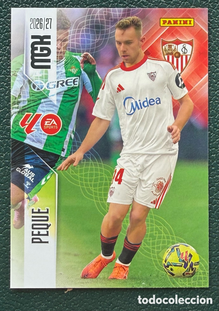 Cromos de Futebol: 339 PEQUE SEVILLA FC FICHAS ALBUM MEGACRACKS 2026 2027 MGK 26 27