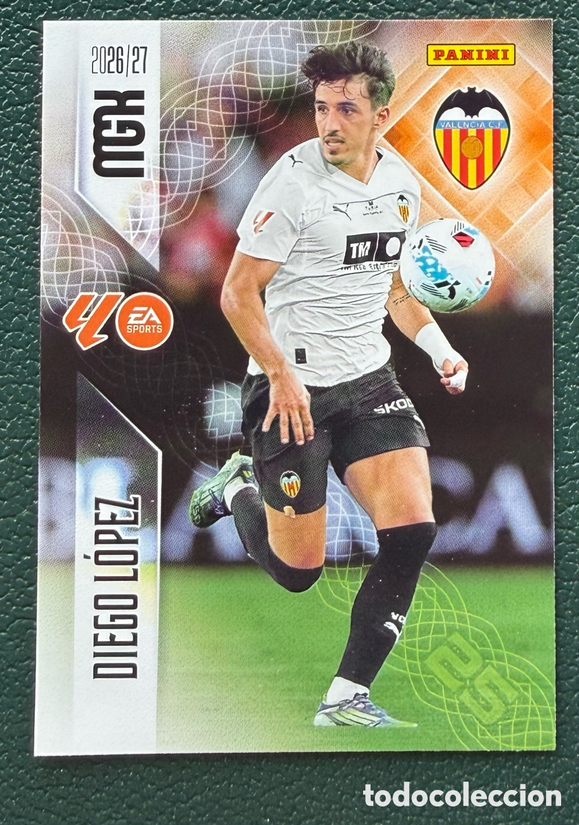 Cromos de f&uacute;tbol: 359 DIEGO LOPEZ VALENCIA CF FICHAS ALBUM MEGACRACKS 2026 2027 MGK 26 27