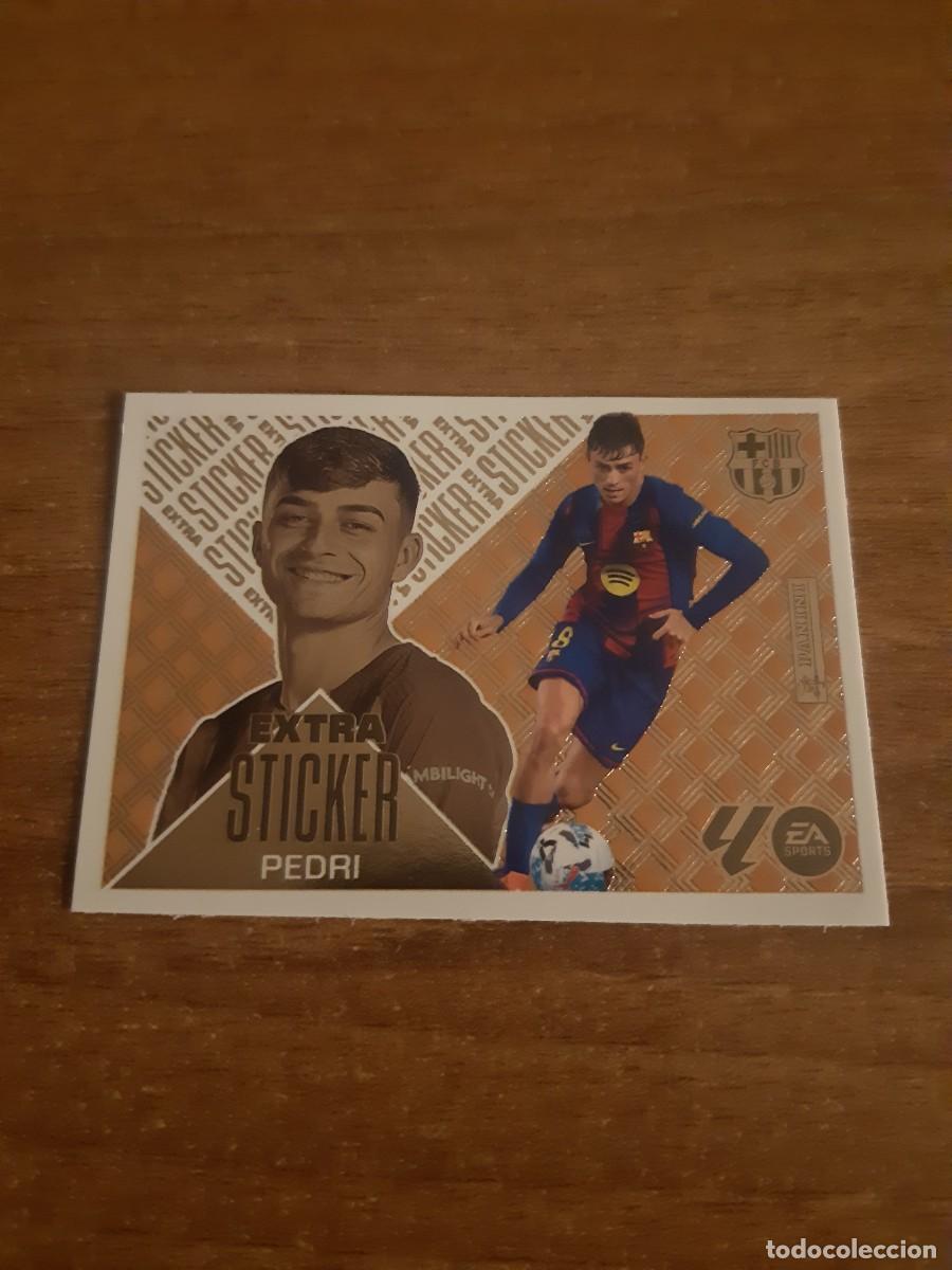Cromos de f&uacute;tbol: PEDRI BARCELONA EXTRA STICKER BRONCE LIGA 26-27 ESTE 2026 2027. NUEVO