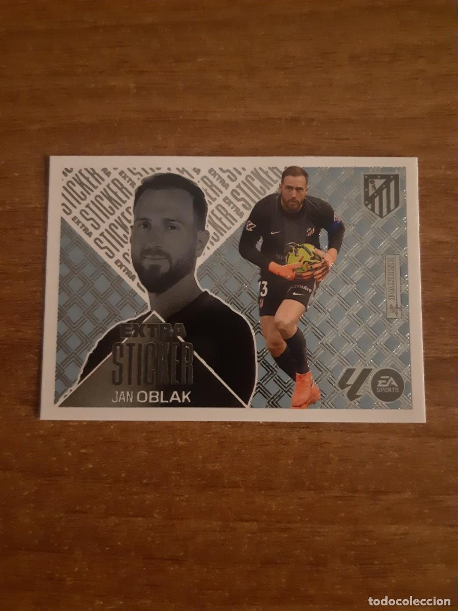 Cromos de f&uacute;tbol: OBLAK ATL&Eacute;TICO MADRID EXTRA STICKER PLATA LIGA 26-27 ESTE 2026 2027 PANINI. NUEVO