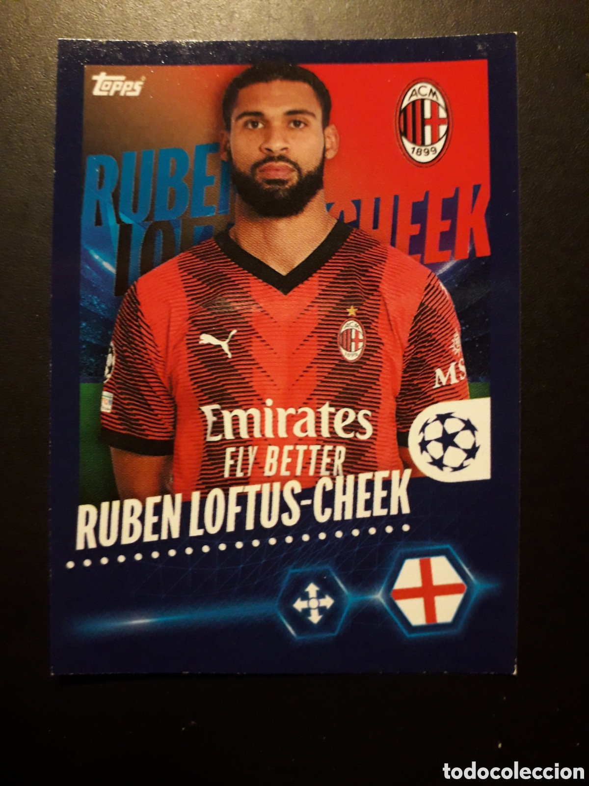 Cromos de f&uacute;tbol: RUBEN LOFTUS CHEEK MILAN N&deg; 38 UEFA CHAMPIONS LEAGUE SEASON TOPPS 23 24 2023 2024 PEDIDO M&Iacute;NIMO 3&euro;
