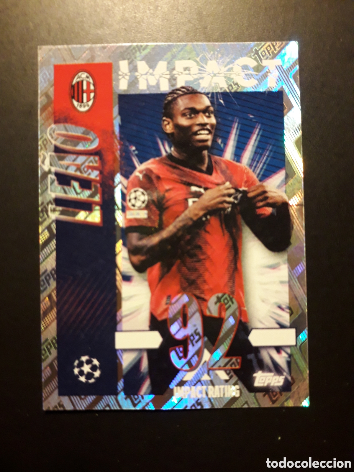 Cromos de f&uacute;tbol: RAFAEL LE&Atilde;O MILAN N&deg; 46 UEFA CHAMPIONS LEAGUE SEASON TOPPS 23 24 2023 2024 PEDIDO M&Iacute;NIMO 3&euro;