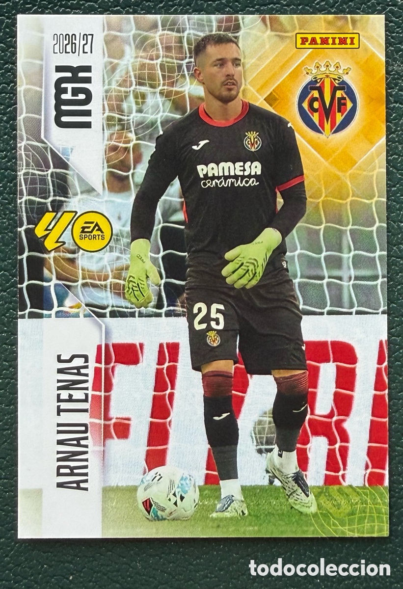 Cromos de f&uacute;tbol: 363 ARNAU TENAS VILLARREAL CF FICHAS ALBUM MEGACRACKS 2026 2027 MGK 26 27