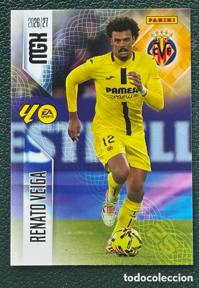 Cromos de f&uacute;tbol: 368 RENATO VEIGA VILLARREAL CF FICHAS ALBUM MEGACRACKS 2026 2027 MGK 26 27