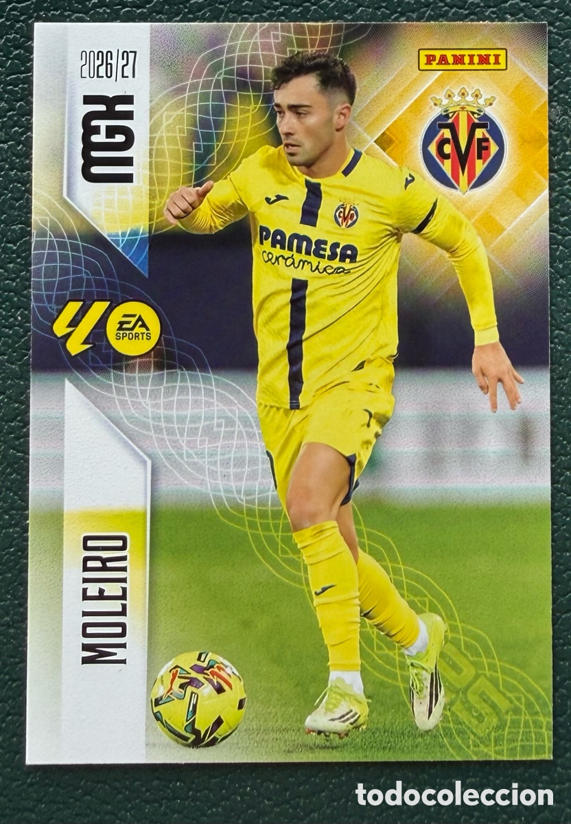 Cromos de f&uacute;tbol: 373 MOLEIRO VILLARREAL CF FICHAS ALBUM MEGACRACKS 2026 2027 MGK 26 27