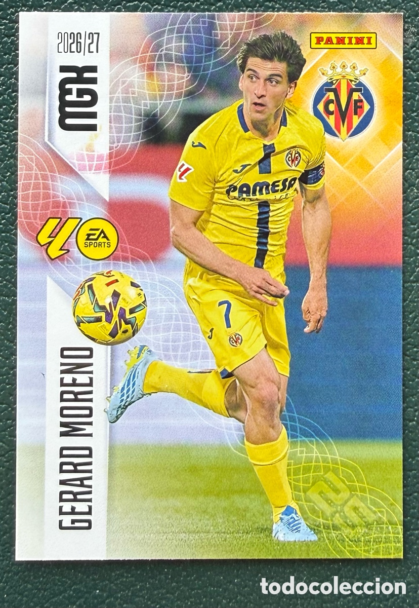 Fu&szlig;ball-Sticker: 378 GERARD MORENO VILLARREAL CF FICHAS ALBUM MEGACRACKS 2026 2027 MGK 26 27