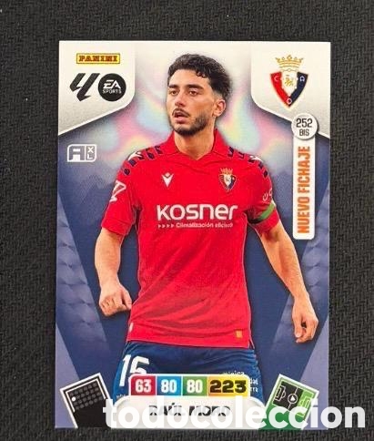 Cromos de f&uacute;tbol: 252 BIS RAUL MORO OSASUNA Panini Adrenalyn XL LaLiga 2025 2026