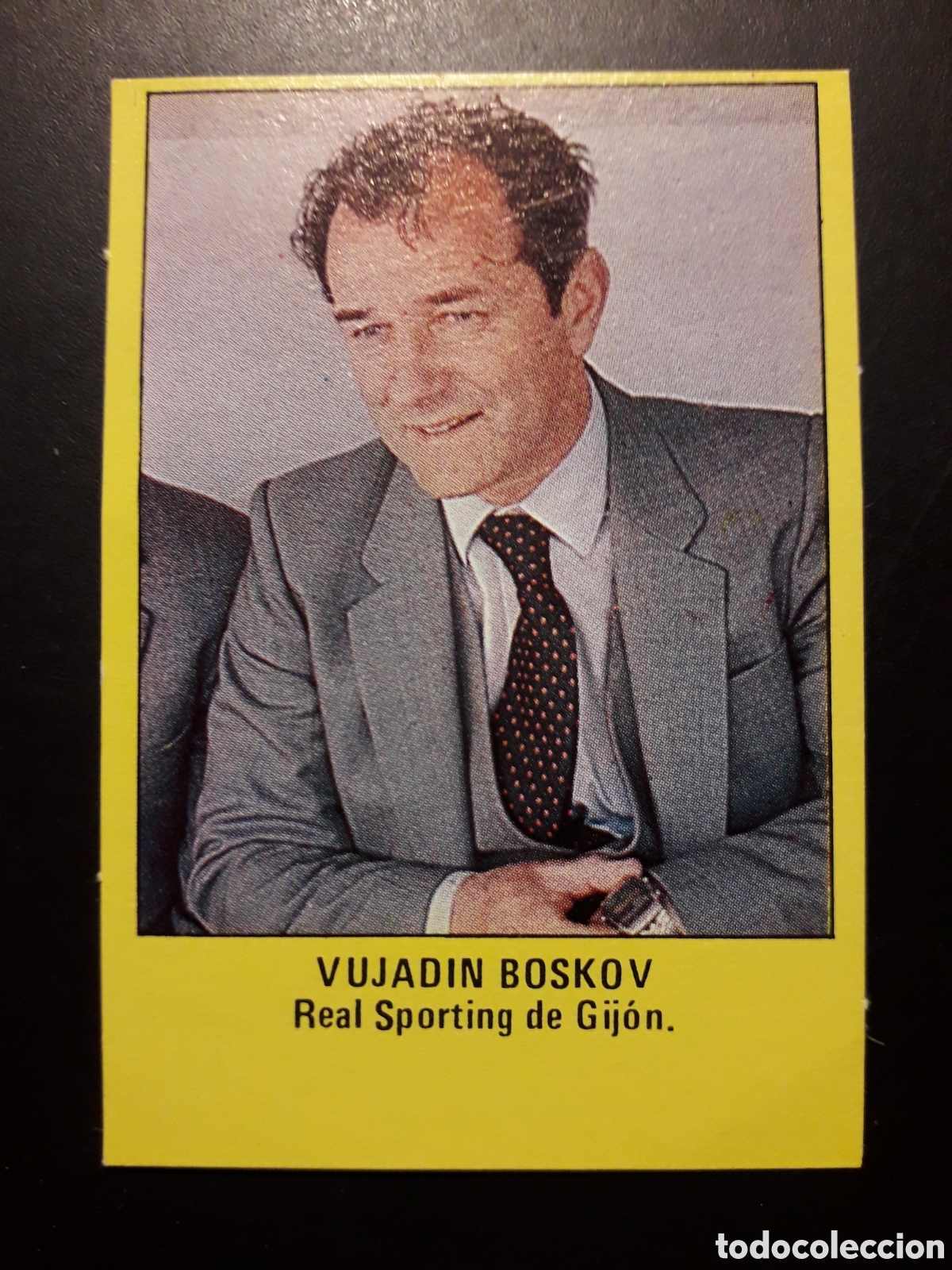 Cromos de f&uacute;tbol: BOSKOV ENTRENADOR SPORTING DE GIJ&Oacute;N SUPER F&Uacute;TBOL 84 83-84 1983-1984 ROLL&Aacute;N DESPEGADO PEDIDO M&Iacute;NIM 3&euro;