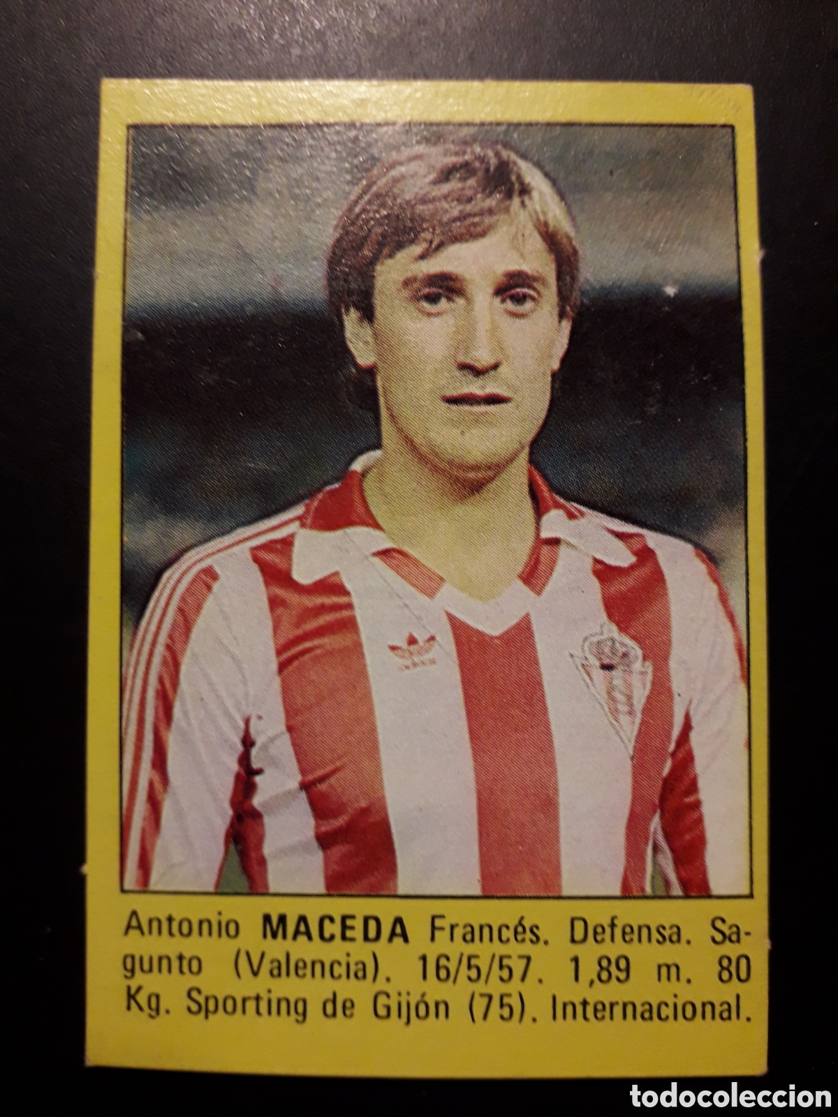 Cromos de f&uacute;tbol: MACEDA SPORTING DE GIJ&Oacute;N SUPER F&Uacute;TBOL 84 83-84 1983-1984 ROLL&Aacute;N DESPEGADO PEDIDO M&Iacute;NIMO 3&euro;