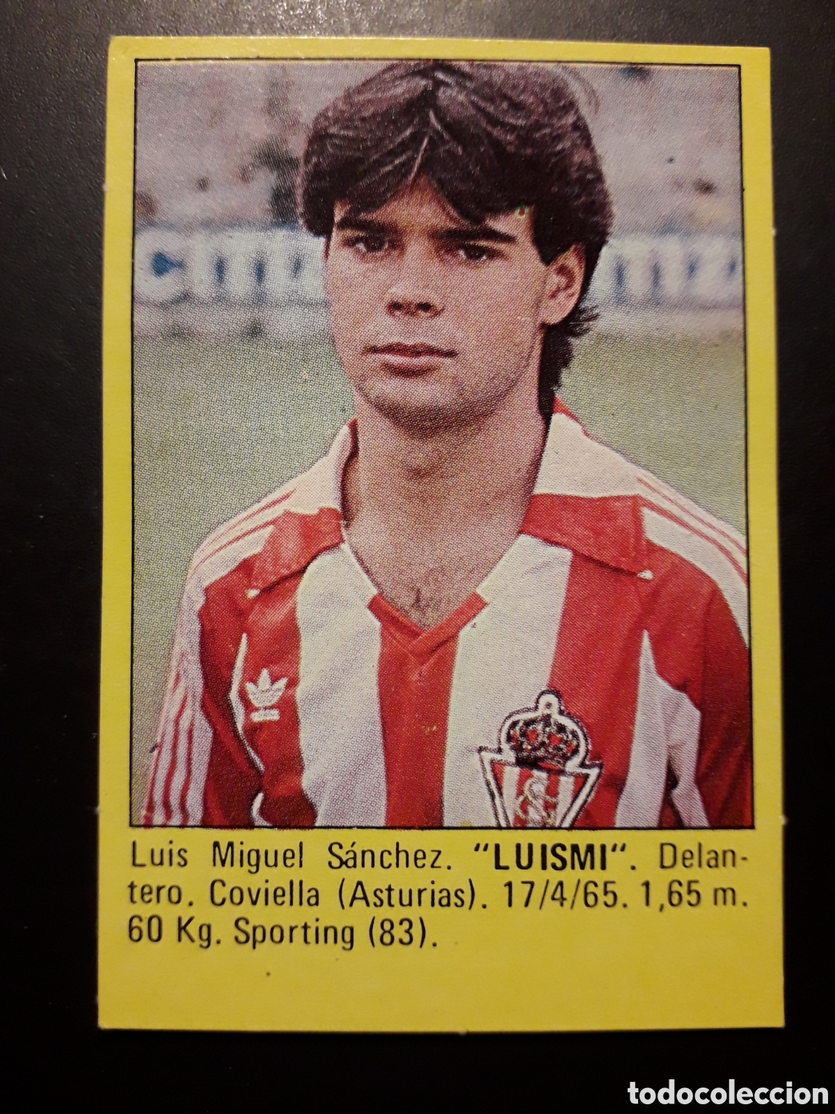 Cromos de f&uacute;tbol: LUISMI SPORTING DE GIJ&Oacute;N SUPER F&Uacute;TBOL 84 83-84 1983-1984 ROLL&Aacute;N DESPEGADO PEDIDO M&Iacute;NIMO 3&euro;